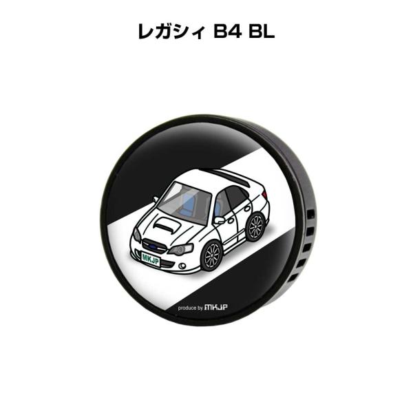 芳香剤 車 エアコン吹き出し口 エアコン 車好き 消臭 レガシィ B4 BL （フレーバー1個付き）