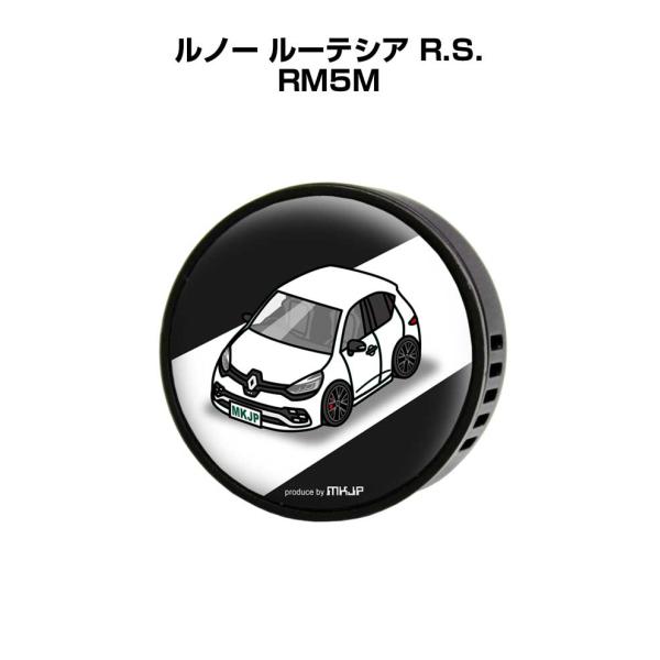 芳香剤 車 エアコン吹き出し口 エアコン 車好き 消臭 ルノー ルーテシア R.S. RM5M  （...