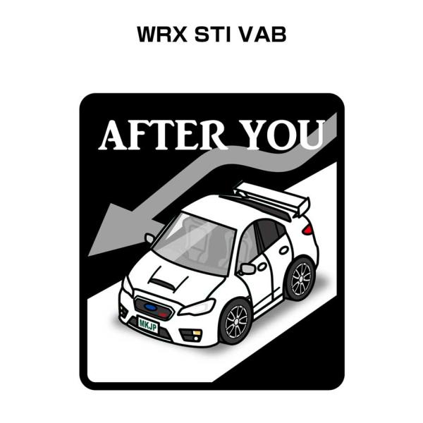 MKJP お先にどうぞステッカー 2枚入り スバル WRX STI VAB ゆうメール送料無料