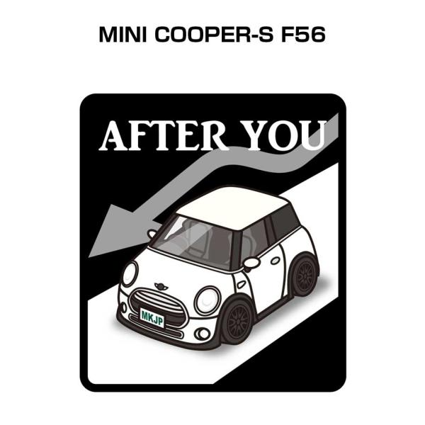 MKJP お先にどうぞステッカー 2枚入り 外車 MINI COOPER-S F56 ゆうメール送料...