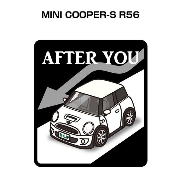MKJP お先にどうぞステッカー 2枚入り 外車 MINI COOPER-S R56 ゆうメール送料...