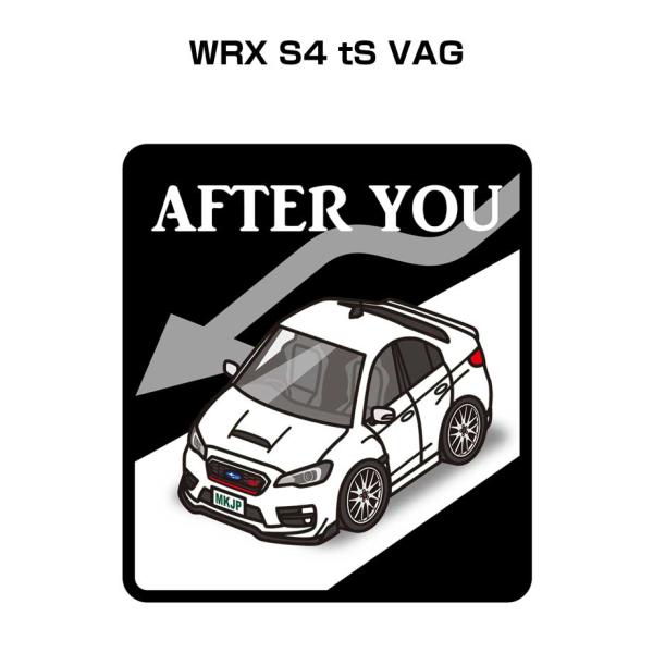 MKJP お先にどうぞステッカー 2枚入り スバル WRX S4 tS VAG ゆうメール送料無料