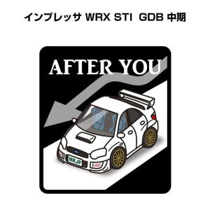 MKJP お先にどうぞステッカー 2枚入り スバル インプレッサ G4 GJ型
