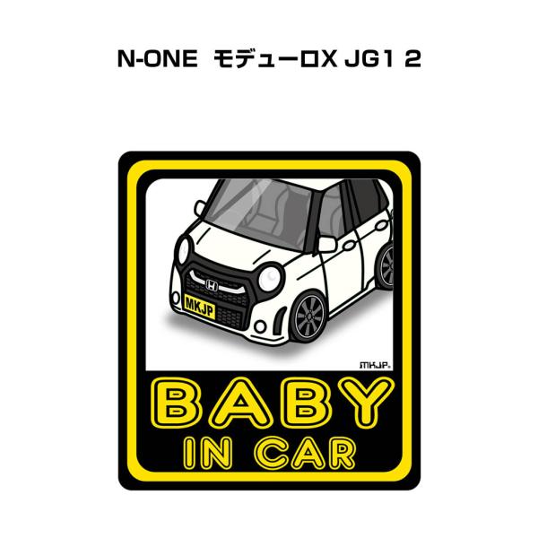 MKJP BABY IN CARステッカー 2枚入り ホンダ N-ONE モデューロX JG1 2 ...