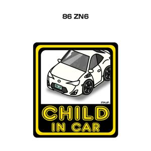 MKJP CHILD IN CARステッカー 2枚入り トヨタ 86 ZN6 ゆうメール送料無料｜mkjp