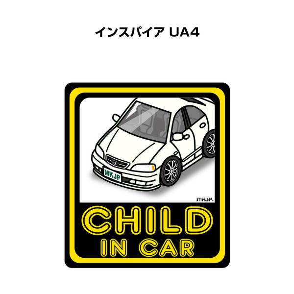 MKJP CHILD IN CARステッカー 2枚入り ホンダ インスパイア UA4 ゆうメール送料...