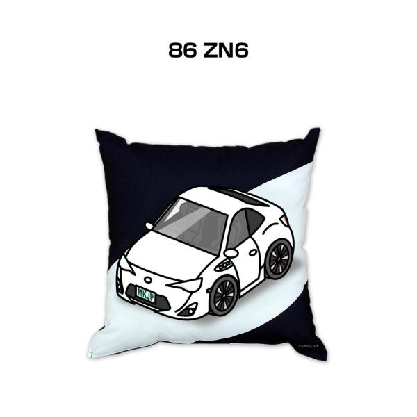 クッション 車好き プレゼント 車 誕生日 男性 腰痛 トヨタ 86 ZN6 送料無料