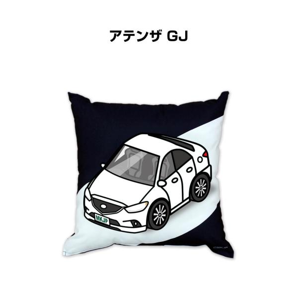 クッション 車好き プレゼント 車 誕生日 男性 腰痛 マツダ アテンザ GJ 送料無料