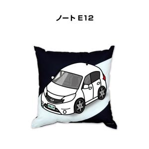 クッション 車好き プレゼント 車 誕生日 彼氏 イベント クリスマス 男性 腰痛 かっこいい ニッサン ノート E12 送料無料｜mkjp