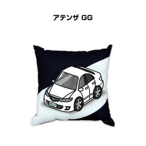 クッション 車好き プレゼント 車 誕生日 彼氏 イベント クリスマス 男性 腰痛 かっこいい マツダ アテンザ GG 送料無料｜mkjp