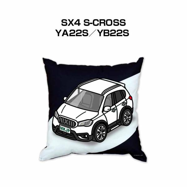 クッション 車好き プレゼント 車 誕生日 男性 腰痛 スズキ SX4 S-CROSS YA22S／...