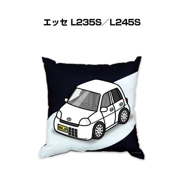 クッション 車好き プレゼント 車 誕生日 男性 腰痛 ダイハツ エッセ L235S／L245S  ...