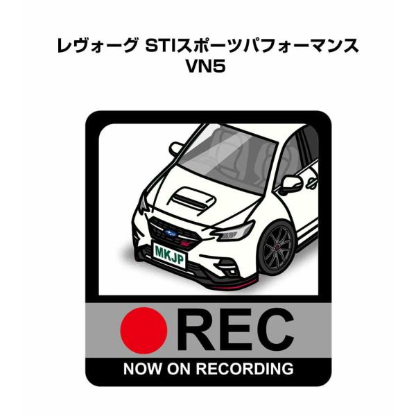MKJP ドラレコステッカー 2枚入り スバル レヴォーグ STIスポーツパフォーマンス VN5  ...