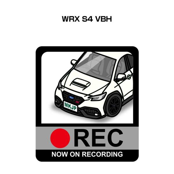 MKJP ドラレコステッカー 2枚入り スバル WRX S4 VBH ゆうメール送料無料