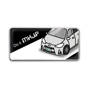 MKJP エンブレム 2個入り トヨタ アクアNHP10 ベース：ブラック フロントアップ 車カラー...