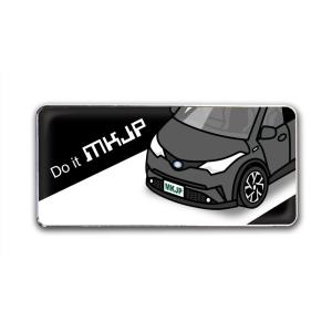 MKJP エンブレム 2個入り トヨタ C-HR ZYX10 ベース：ブラック フロントアップ 車カ...