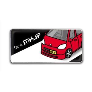 MKJP エンブレム 2個入り ホンダ ライフ JB1 ベース：ブラック フロントアップ 車カラー：...