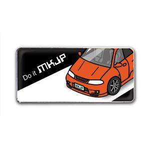 MKJP エンブレム 2個入り ニッサン スカイラインGT-R R33 ベース：ブラック フロントア...