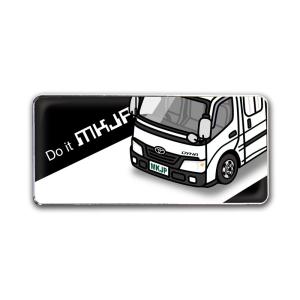 MKJP エンブレム 2個入り トヨタ ダイナルートバン U300 500 ベース：ブラック フロン...