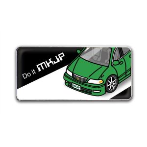 MKJP エンブレム 2個入り トヨタ マーク２ gx10 JZX10 ベース：ブラック フロントア...