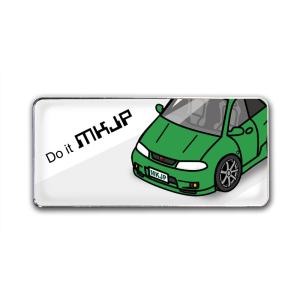 MKJP エンブレム 2個入り ニッサン スカイラインGT-R R33 ベース：ホワイト フロントア...