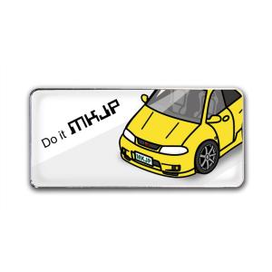 MKJP エンブレム 2個入り ニッサン スカイラインGT-R R33 ベース：ホワイト フロントア...