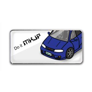 MKJP エンブレム 2個入り ニッサン スカイラインGT-R R33 ベース：ホワイト フロントア...