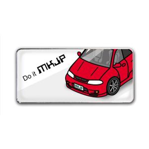 MKJP エンブレム 2個入り ニッサン スカイラインGT-R R33 ベース：ホワイト フロントア...