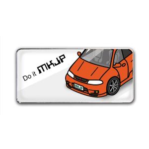 MKJP エンブレム 2個入り ニッサン スカイラインGT-R R33 ベース：ホワイト フロントア...