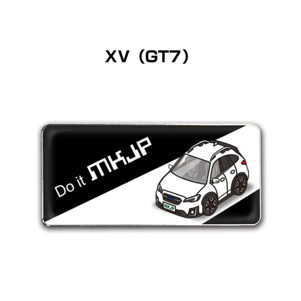 MKJP 車種別エンブレム 2個入り　H25mm×W55mm スバル XV GT7 ゆうメール送料無...
