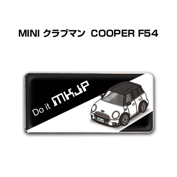 MKJP 車種別エンブレム 2個入り　H25mm×W55mm 外車 MINI クラブマン COOPE...