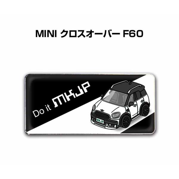 MKJP 車種別エンブレム 2個入り　H25mm×W55mm 外車 MINI クロスオーバー F60...