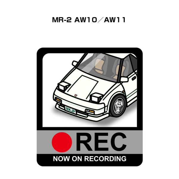 MKJP イラストA5 フレーム付き トヨタ MR-2 AW10／AW11  ゆうメール送料無料