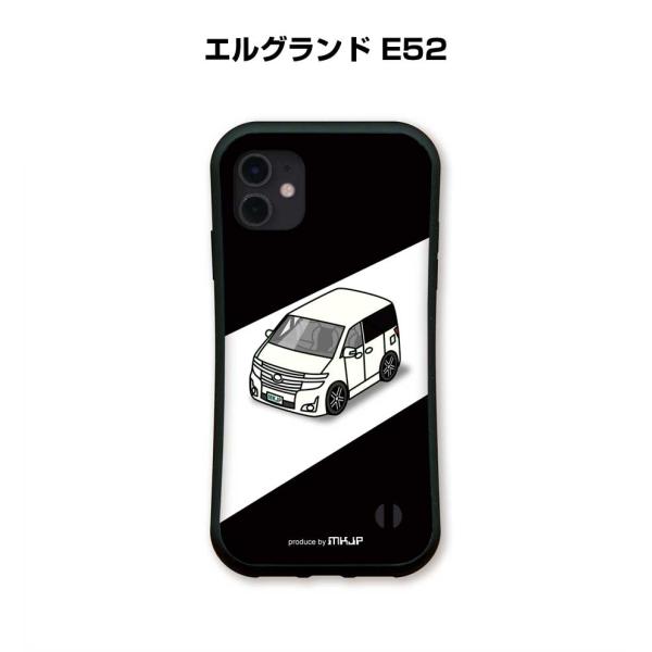 iPhoneグリップケース iPhone各種 車好き エルグランド E52 ゆうパケット送料無料