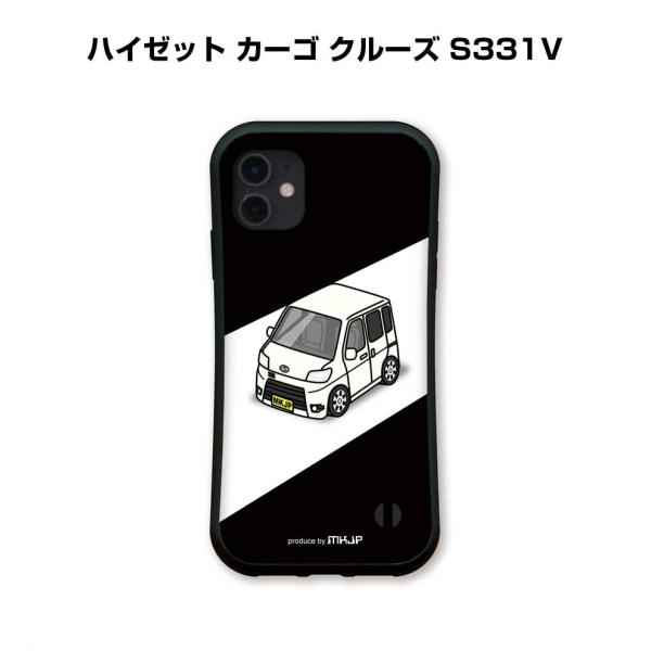 iPhoneグリップケース iPhone各種 車好き ハイゼット カーゴ クルーズ S331V ゆう...