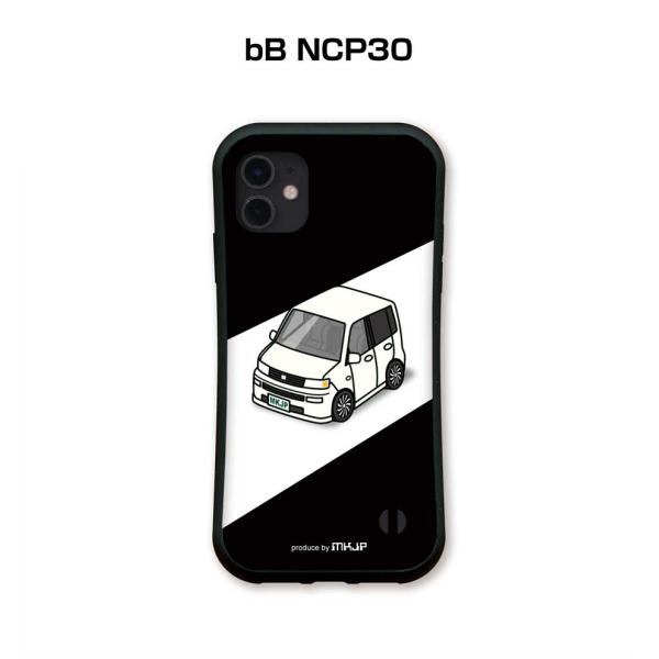 iPhoneグリップケース iPhone各種 車好き bB NCP30 ゆうパケット送料無料