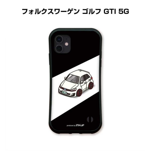 iPhoneグリップケース iPhone各種 車好き フォルクスワーゲン ゴルフ GTI 5G ゆう...