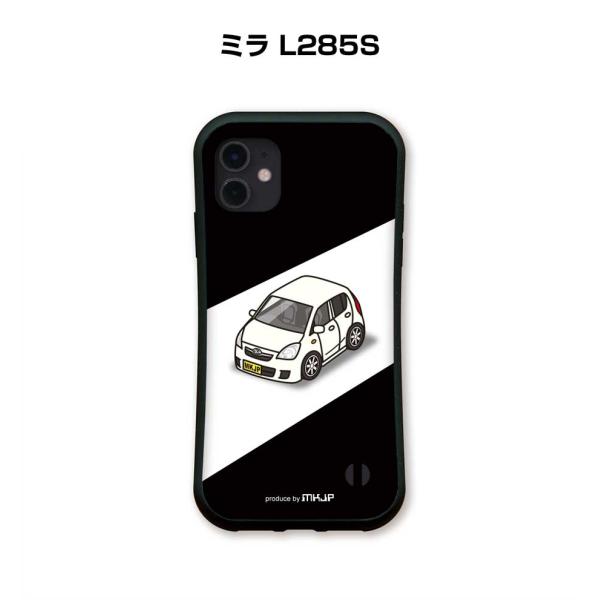 iPhoneグリップケース iPhone各種 車好き ミラ L285S ゆうパケット送料無料
