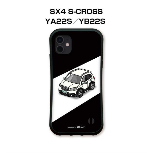 iPhoneグリップケース iPhone各種 車好き SX4 S-CROSS YA22S／YB22S...