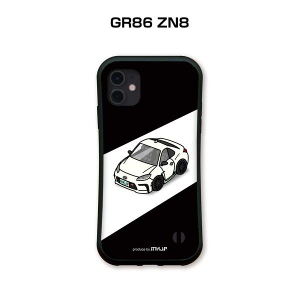iPhoneグリップケース iPhone各種 車好き GR86 ZN8  ゆうパケット送料無料