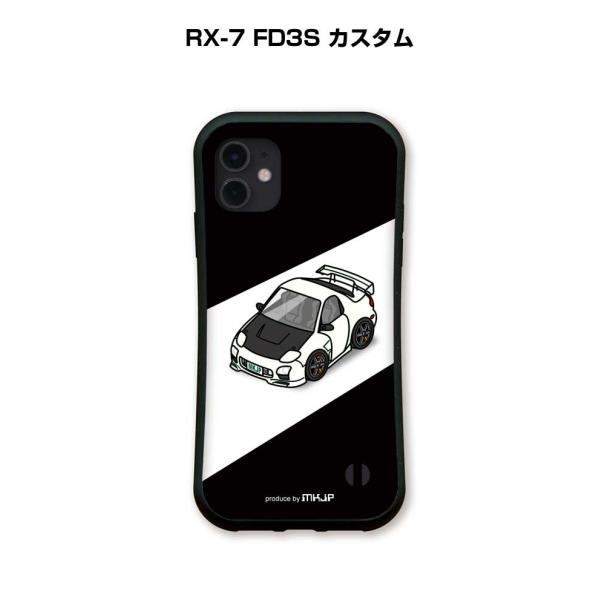iPhoneグリップケース iPhone各種 車好き RX-7 FD3S カスタム  ゆうパケット送...