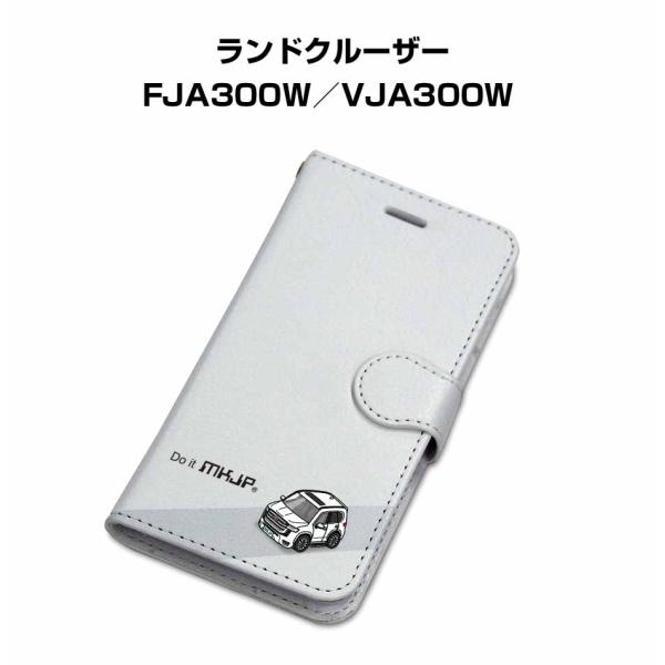 iPhoneケース 手帳タイプ iPhone各種 ランドクルーザー FJA300W／VJA300W ...
