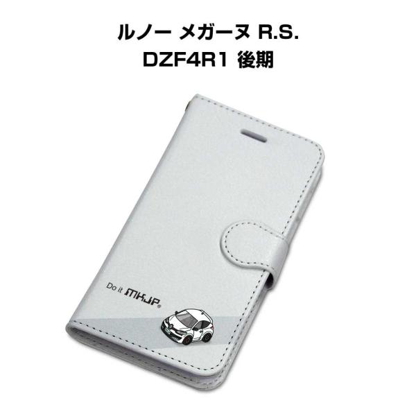 iPhoneケース 手帳タイプ iPhone各種 ルノー メガーヌ R.S. DZF4R1 後期 ゆ...
