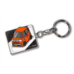 MKJP カスタムキーホルダー トヨタ MR-S ZZW30 車カラー：レッド ゆう