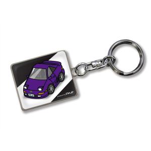 MKJP カスタムキーホルダー トヨタ 86 ハチロク ZN6 車カラー：ピンク