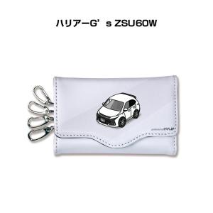 MKJP キーケース イラスト 車好き クリスマス 車 メンズ 男性 トヨタ ハリアーGs ZSU60Wの商品画像