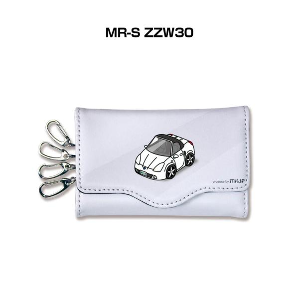 キーケース イラスト 車好き プレゼント 車 メンズ 男性 MR-S ZZW30 ゆうパケット送料無...