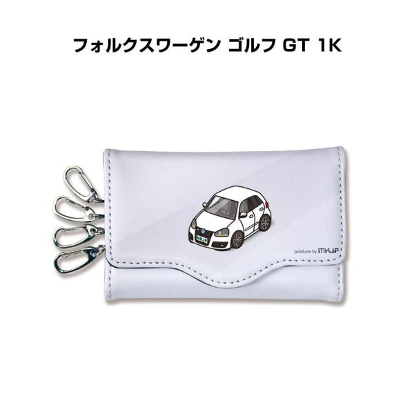 MKJP キーケース イラスト 車好き プレゼント クリスマス 車 メンズ 男性 外車 フォルクスワ...