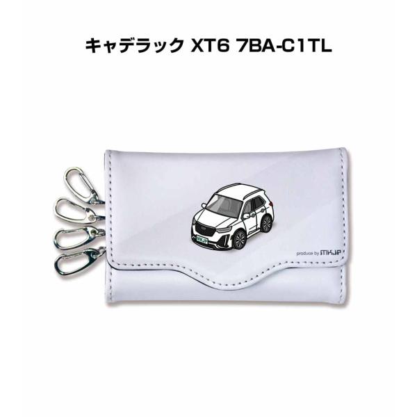 キーケース イラスト 車好き プレゼント 車 メンズ 男性 キャデラック XT6 7BA-C1TL ...