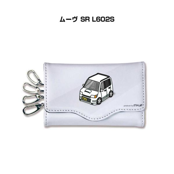 キーケース イラスト 車好き プレゼント 車 メンズ 男性 ムーヴ SR L602S  ゆうパケット...